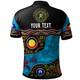Naidoc Week Polo Shirt - Custom Australia Culture Art With River And Tortoise Aboriginal Inspired Dot Art Polo Shirt