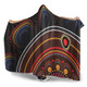 Australia Aboriginal Inspired Hooded Blanket - Aboriginal Style Of Dot Painting