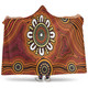 Australia Aboriginal Inspired Hooded Blanket -  Aboriginal Connection Concept Art Background