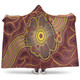 Australia Aboriginal Inspired Hooded Blanket - Aboriginal Dot Art Vector Background