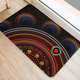 Australia Aboriginal Inspired Door Mat - Aboriginal Style Of Dot Painting