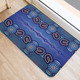 Australia Aboriginal Inspired Door Mat - Blue Aboriginal Artwork