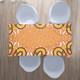 Australia Aboriginal Inspired Tablecloth - Aboriginal Dot Design Background