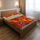 Australia Indigenous Bedding Set - Aussie Lizard Indigenous Art