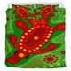 Australia Indigenous Bedding Set - Platypus in australian aboriginal inspired style