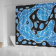 Australia Aboriginal Inspired Shower Curtain - Aboriginal Art Vector Background With Fish Shower Curtain