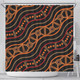 Australia Aboriginal Inspired Shower Curtain - Aboriginal Vector Seamless Pattern Shower Curtain