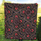 Australia Aboriginal Inspired Quilt - Around The Campfire Style Art Quilt