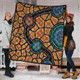 Australia Aboriginal Inspired Quilt - Aboriginal Style Of Dot Painting Quilt