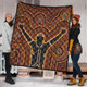 Australia Aboriginal Inspired Quilt - Aboriginal Style Of Dot Background Depicting Victory Quilt