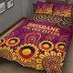 Brisbane Broncos Naidoc Quilt Bed Set - Custom Broncos For Our Elders Quilt Bed Set