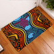 Australia Aboriginal Inspired Door Mat - Turtles In River