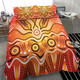 Australia Aboriginal Inspired Bedding Set - Aboriginal Connection Concept Artwork 02