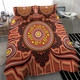 Australia Aboriginal Inspired Bedding Set - Aboriginal Connection Concept Artwork 05