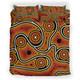 Australia Aboriginal Inspired Bedding Set - Aboriginal Connection Concept Artwork 06
