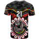 Penrith Panthers Anzac Custom T-shirt - Poppies Penrith Panthers and Aboriginal Inspired T-shirt