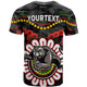 Penrith Panthers Anzac Custom T-shirt - Poppies Penrith Panthers and Aboriginal Inspired T-shirt