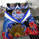 Australia Anzac Aboriginal Inspired Bedding Set - Poppy Flower Remembrance Day Bedding Set