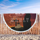 Australia Sydney's Northern Beaches Anzac Beach Blanket - Manly Jersey Anzac Soldier Poppies Beach Blanket
