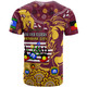 Brisbane Broncos Naidoc Week Custom T-shirt - For Our Elders Broncos Aboriginal Inspired T-shirt