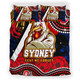 Australia Sydney Anzac Bedding Set - Anzac Day Sydney Aboriginal Inspired Bedding Set