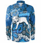 Canterbury-Bankstown Bulldogs Custom Long Sleeve Shirt - Go Mighty Doggies Shirt