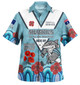 Cronulla-Sutherland Sharks Anzac Custom Hawaiian Shirt - Up Up The Heroes Shirt