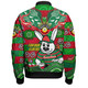 South Sydney Rabbitohs Custom Bomber Jacket - For Our Elders Home Jersey Bomber Jacket