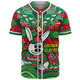 South Sydney Rabbitohs Custom Baseball Shirt - For Our Elders Home Jersey Shirt