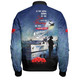 Australia Anzac Day Bomber Jacket - At The Going Down Of The Sun Bomber Jacket