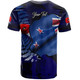 Australia Anzac Day Custom T-shirt - Lest We Forget Poppy Flag T-shirt