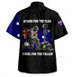 Australia Anzac Day Custom Hawaiian Shirt - Stand For The Flag Kneel For The Fallen Shirt