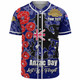 Australia  Anzac Custom Baseball Shirt - Lest We Forget Blue Style Shirt