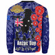 Australia  Anzac Custom Sweatshirt - Lest We Forget Blue Style Sweatshirt