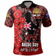 Australia  Anzac Custom Polo Shirt - Lest We Forget Red Style Polo Shirt