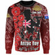 Australia  Anzac Custom Sweatshirt - Lest We Forget Red Style Sweatshirt