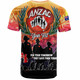 Australia  Anzac Custom T-shirt - Anzac day For Your Tomorrow They Gave Their Today With Poppies And Flag Style T-shirt