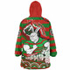 South Sydney Rabbitohs Snug Hoodie - Custom Super Bunnies Aboriginal Inspired Snug Hoodie