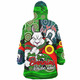 South Sydney Rabbitohs Custom Snug Hoodie - Rabbitohs Bunnies Naidoc Week For Our Elders With Dot Bunnies Sport Style Oodie