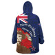 New Zealand Anzac Day Custom Snug Hoodie - FLag Anzac Day Maori Patterns Snug Hoodie