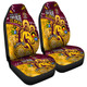 Brisbane Broncos Naidoc Week Custom Car Seat Covers - Bronx For Our Elders Aboriginal Inspired Car Seat Covers