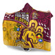 Brisbane Broncos Naidoc Week Custom Hooded Blanket - Bronx For Our Elders Aboriginal Inspired Hooded Blanket