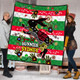 South Sydney Rabbitohs Custom Quilt - For Our Elders Aboriginal Inspired Quilt