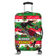 South Sydney Rabbitohs Custom Luggage Cover - For Our Elders Aboriginal Inspired Luggage Cover