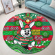 South Sydney Rabbitohs Custom Round Rug - For Our Elders Home Jersey Round Rug