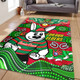 South Sydney Rabbitohs Custom Area Rug - For Our Elders Home Jersey Area Rug