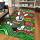 South Sydney Rabbitohs Custom Area Rug - For Our Elders Home Jersey Area Rug