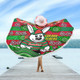 South Sydney Rabbitohs Custom Beach Blanket - For Our Elders Home Jersey Beach Blanket