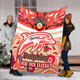 Redcliffe Dolphins Naidoc Week Custom Blanket - For Our Elders Home Jersey Blanket