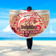 Redcliffe Dolphins Naidoc Week Custom Beach Blanket - For Our Elders Home Jersey Beach Blanket